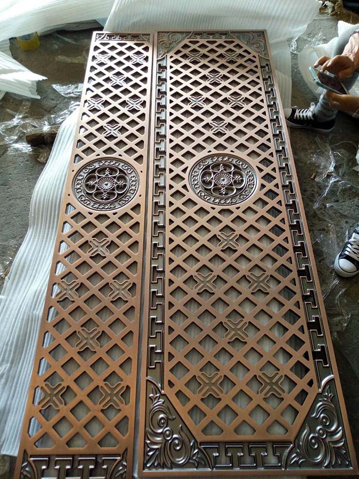 銅門（mén）窗加工樣品（pǐn）